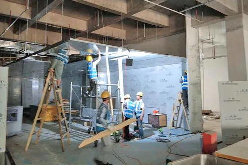 只要隊伍建設好,登高作業那都不是事兒 四川食品廠凈化車間工程施工進度播報